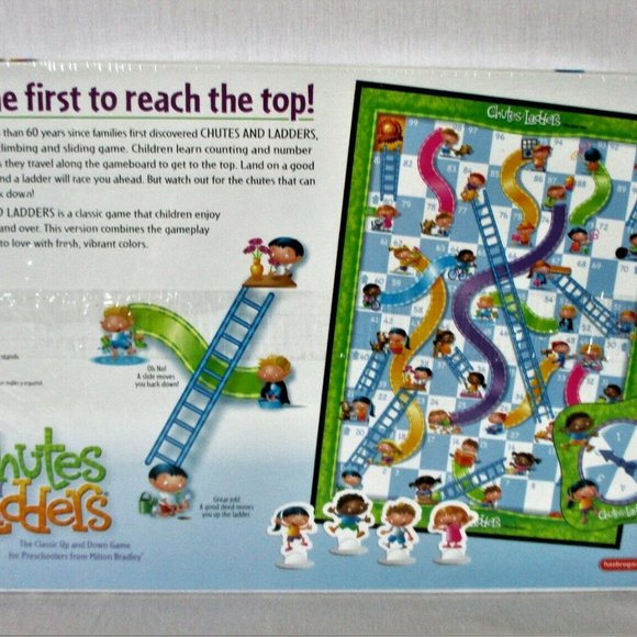 Chutes & Ladders Games Chutes And Ladder 205 Hasbro Preschool Board Game Poshmark